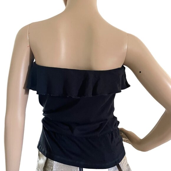 Amercian Eagle Live Your Life Strapless Top for Women w/Built in Shelf Bra sz L - Picture 4 of 13